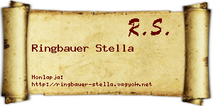 Ringbauer Stella névjegykártya
